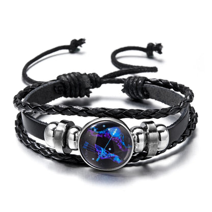 Galactic Glow Astrological Charm Bracelets