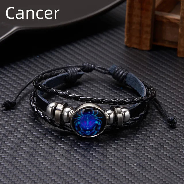 Galactic Glow Astrological Charm Bracelets