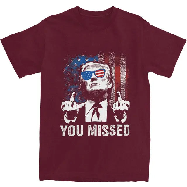 Funny Trump "You Missed" T-shirt | Trump 2024