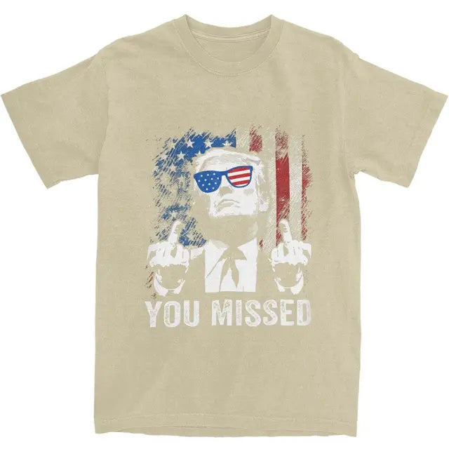 Funny Trump "You Missed" T-shirt | Trump 2024