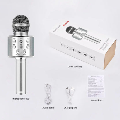 Bluetooth Karaoke Wireless Microphone