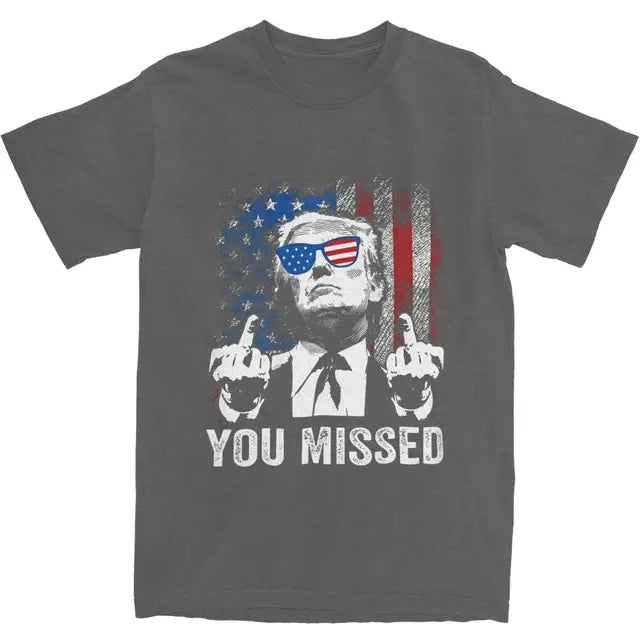 Funny Trump "You Missed" T-shirt | Trump 2024